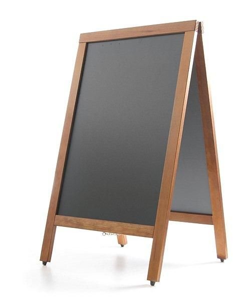 Kundenstopper Kreidetafel, HENDI, 700x600x(H)1200mm