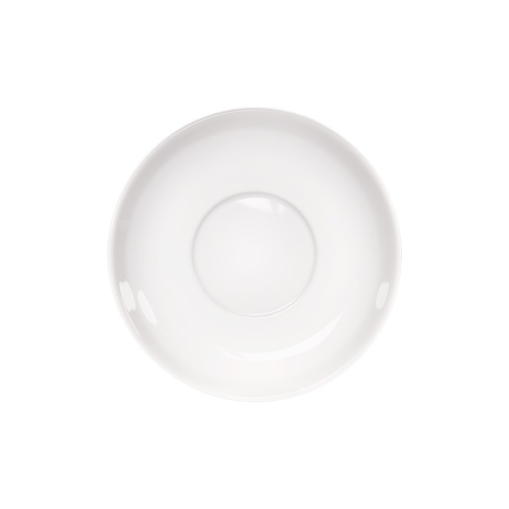 Suppen-Untertasse, reinweißes Hotelporzellan, Serie Isabell, Stalgast, Ø 140 mm Suppen-Untertasse, reinweißes Hotelporzellan, Serie Isabell, Stalgast, Ø 140 mm