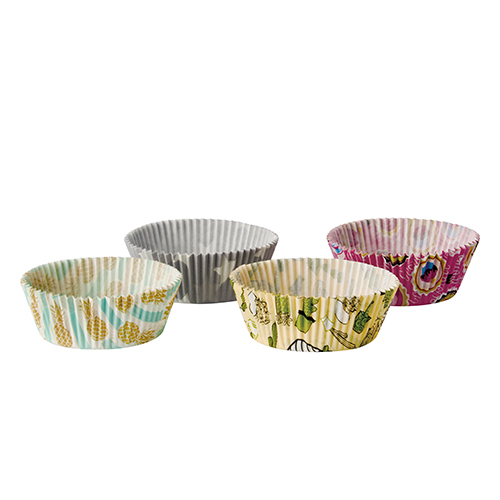 151200 Backförmchen Ø 5 cm · 2,5 cm 4 Motive sortiert