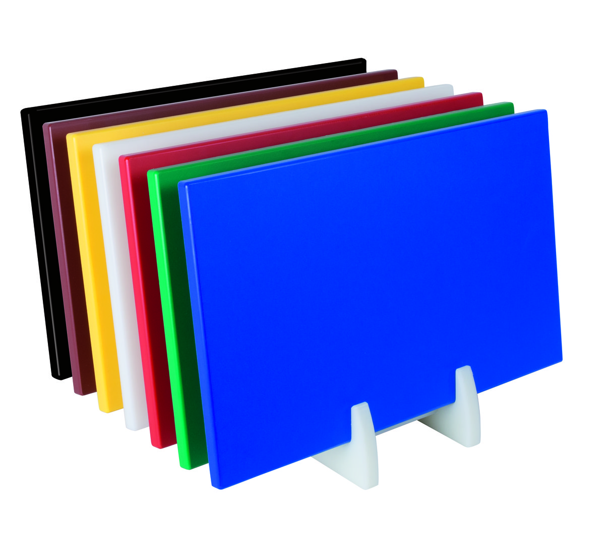 Polyäthylen-Schneidbrett1/1GN,schwarz Polyethylen-Schneidebrett,Anti-Rutsch-Füße,schwarz