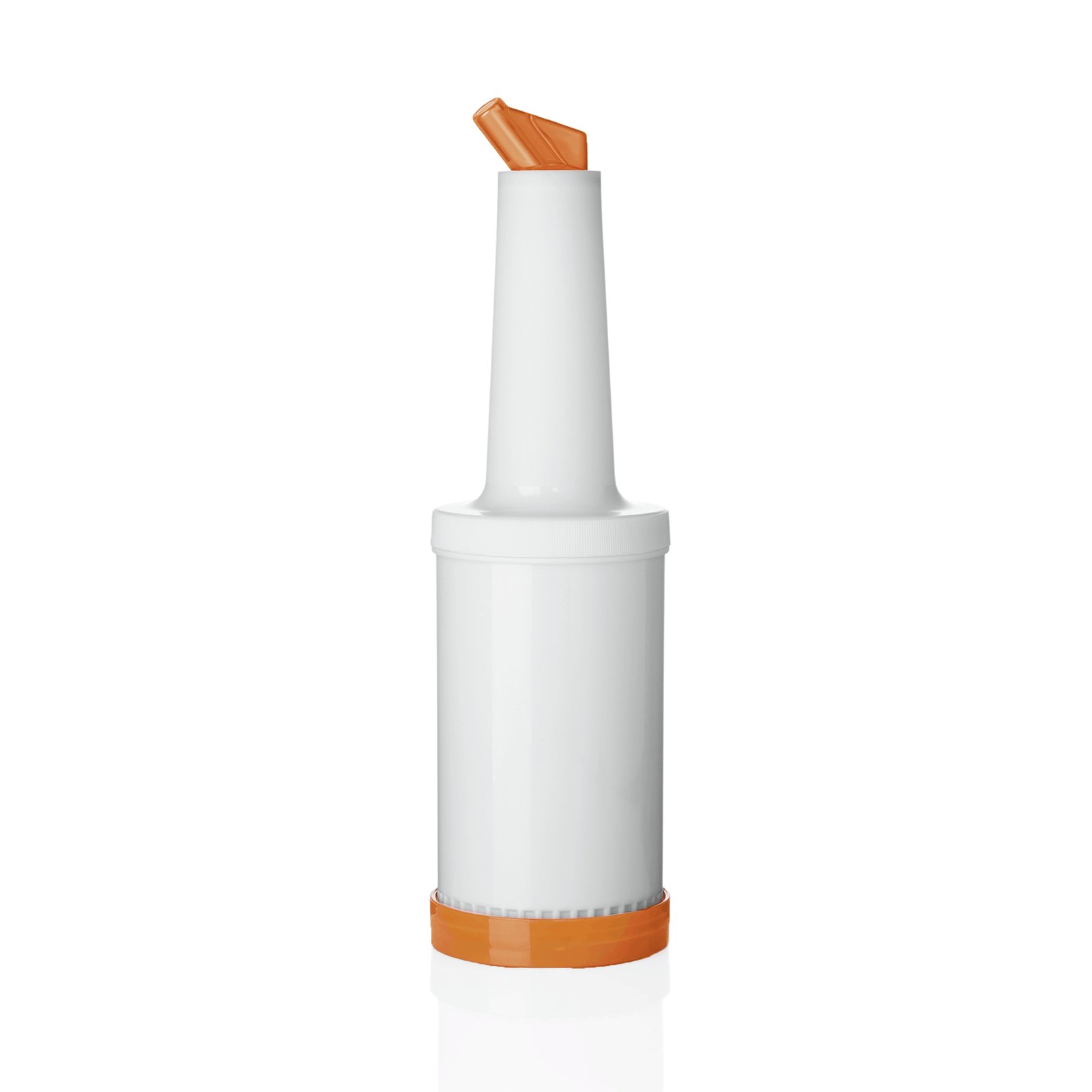 Dosier- und Vorratsflasche 1 L Höhe 32 cm orange