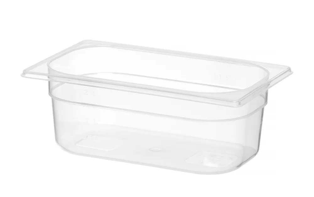 Gastronorm-Behälter 1/4, Profi Line, GN 1/4, 2,8L, Transparent, 265x162x(H)100mm Gastronorm-Behälter 1/4, Profi Line, GN 1/4, 2,8L, Transparent, 265x162x(H)100mm