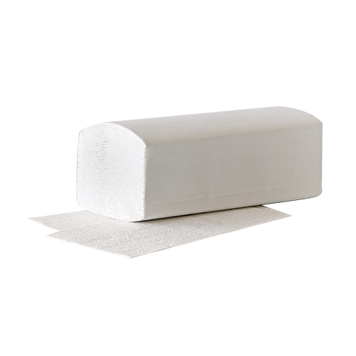 89600 Blatt Handtuchpapier V-Falz 23 cm x 25 cm weiss "Eco" 2-lagig (20x160)