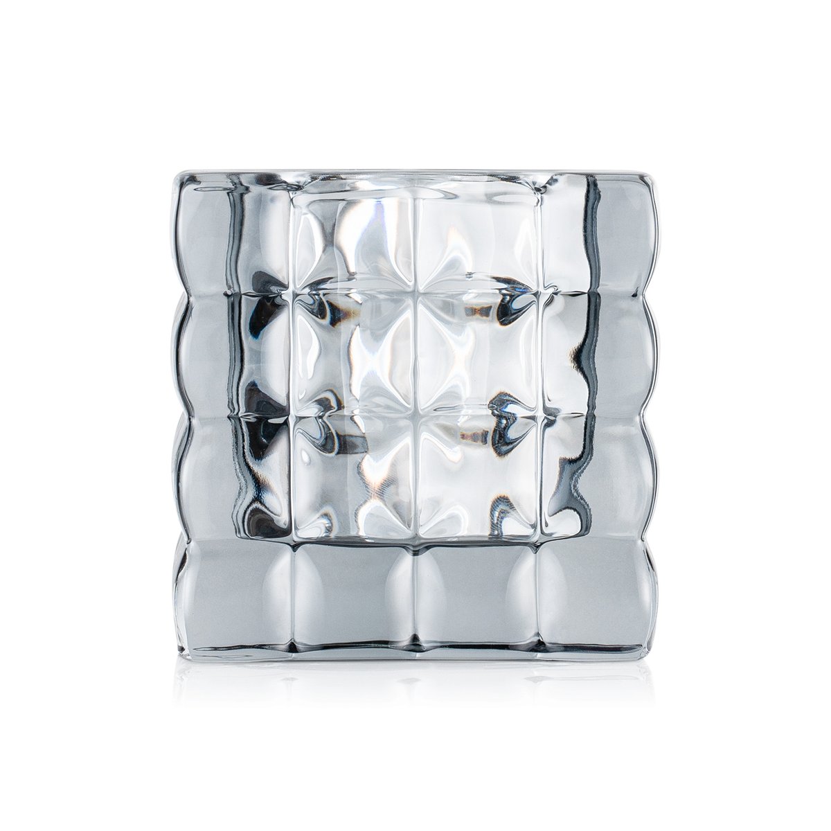 Cube Smoke Grey YUYU, 8 x 8 x 8 cm