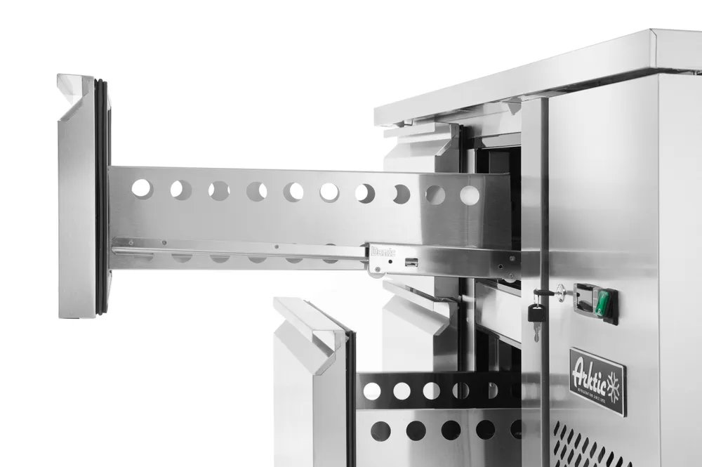 Kühltisch mit 4 Schubladen Profi Line 280L, Arktic, Profi Line, 230V/250W, 1360x700x(H)858mm