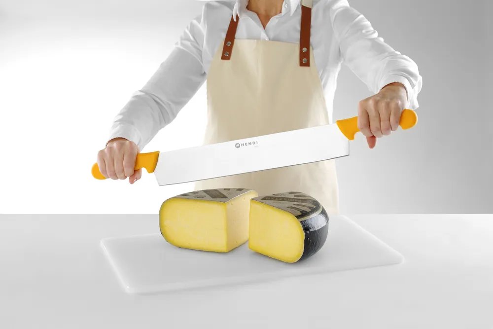 Käsemesser mit Doppelgriff, Orange, (L)655mm Käsemesser mit Doppelgriff, Orange, (L)655mm