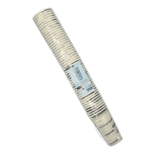 7000 Trinkbecher, Pappe "To Go" 0,5 l Ø 9 cm · 15 cm weiss "Newsprint"