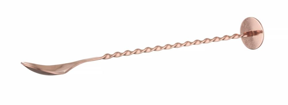 Barlöffel mit Stößel, BarUp, Kupfer, 280x35mm