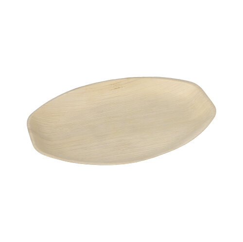 1440 Tabletts, Palmblatt "pure" oval 3 cm x 29 cm x 21 cm natur
