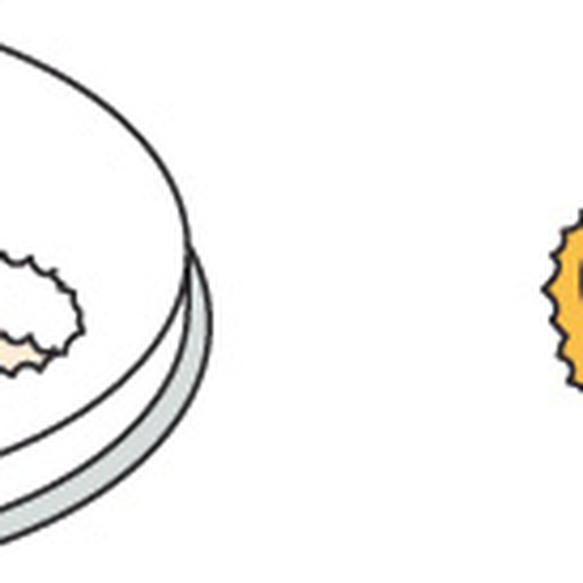 Pasta-Scheibe Ø 50 mm Gnocchi für MPF 1,5 Pasta-Scheibe Ø 57 mm Gnocchi für MPF 2,5 und MPF 4