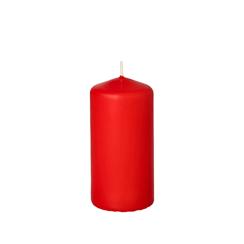 1920 Stumpenkerze Ø 50 mm · 100 mm rot