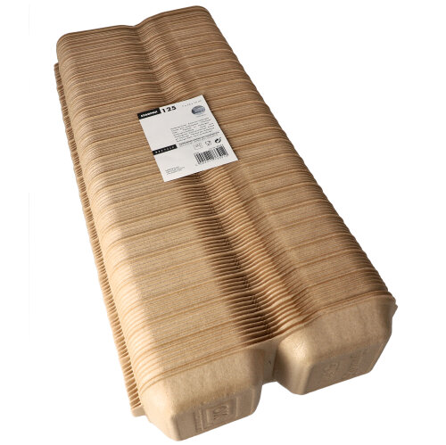 4500 Hamburger-Boxen groß mit Klappdeckel, XPP 7 cm x 15 cm x 15 cm beige