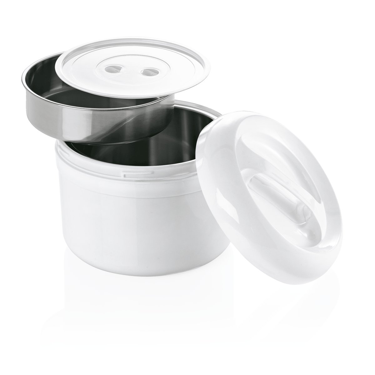 Thermospeisetransportbehälter 2 L, Ø 21 cm, (H) 14 cm Thermospeisetransportbehälter 2 L, Ø 21 cm, (H) 14 cm