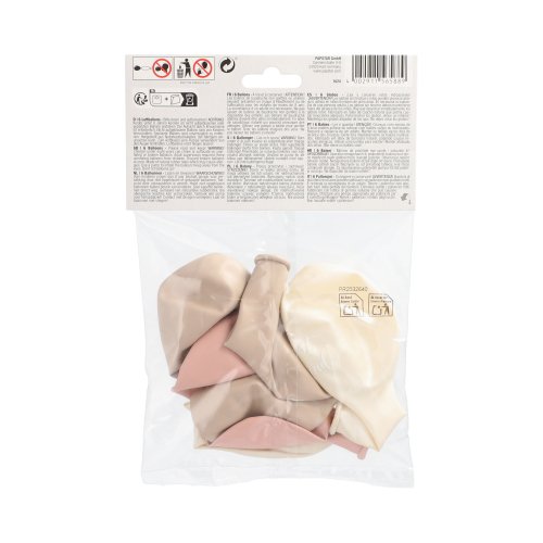 6 Luftballons Ø 29 cm farbig sortiert "Just Married" 20160 Luftballons Ø 29 cm farbig sortiert "Just Married"