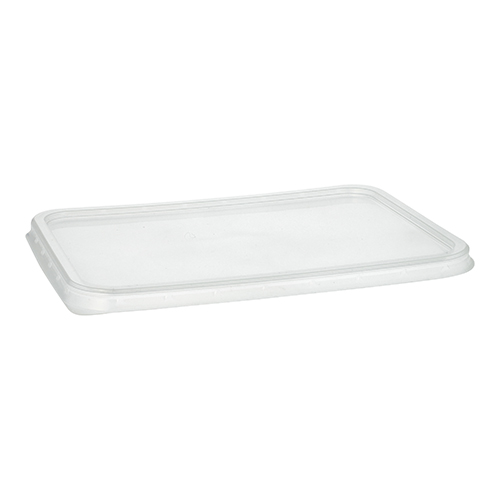 9000 Deckel für Verpackungsbecher, PP 0,7 cm x 18,6 cm x 13,3 cm transparent
