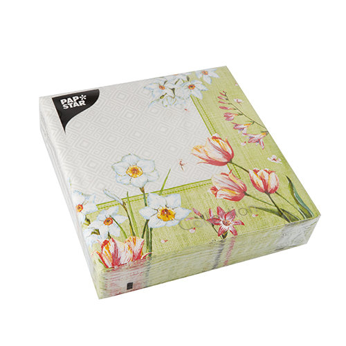 50 Servietten, 3-lagig 1/4-Falz 40 cm x 40 cm "Florentina" 14000 Servietten, 3-lagig 1/4-Falz 40 cm x 40 cm "Florentina"