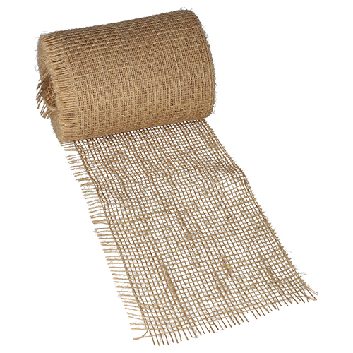 320 Dekoband Jute 10 m x 15 cm natur auf Rolle