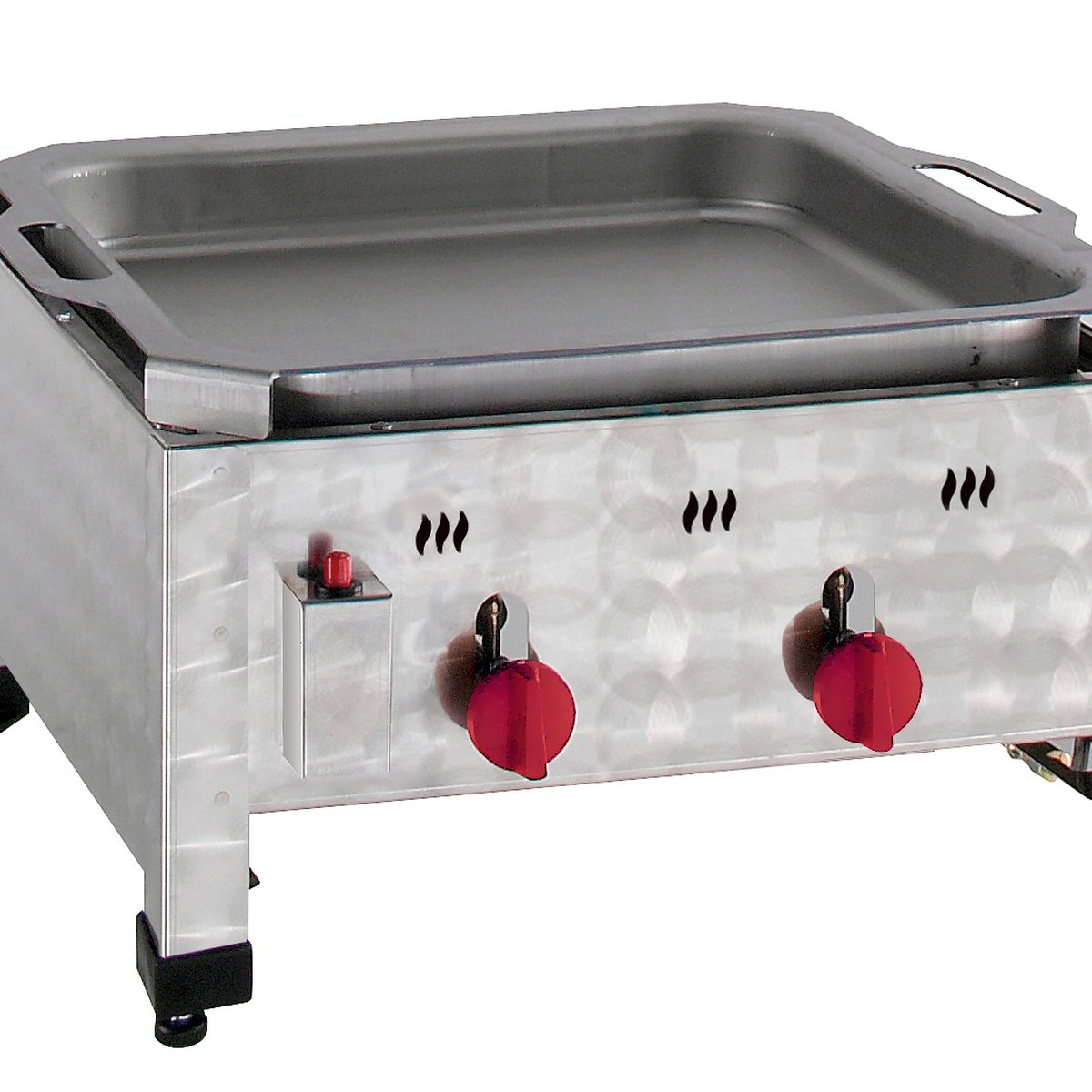 Gas-Kombi-Tischbräter 2 2 Brenner Gas-Kombi-Tischbräter 2 2 Brenner