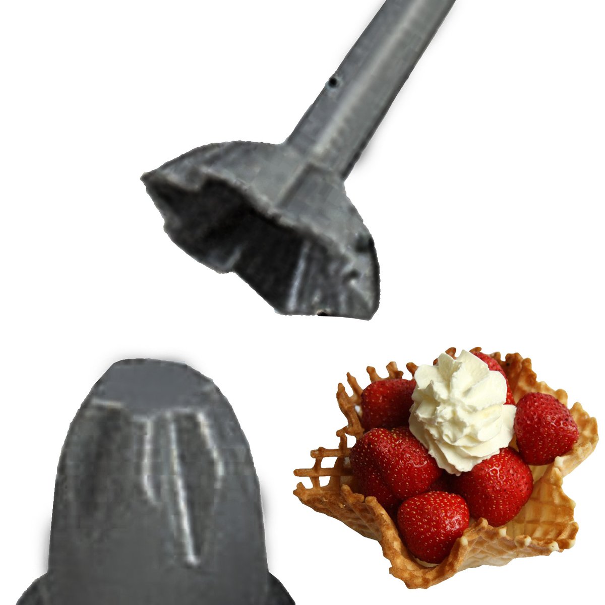 Körbchenpresse für Eisschälchen