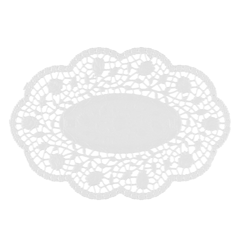 175000 Mokkadeckchen oval 24 cm x 16,5 cm weiss