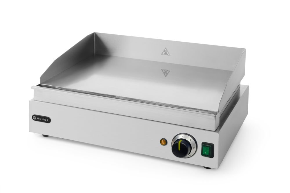 Grillplatte, HENDI, Profi Line, glatte Ausführung, 230V/2400W, 550x455x(H)244mm Grillplatte, HENDI, Profi Line, glatte Ausführung, 230V/2400W, 550x455x(H)244mm