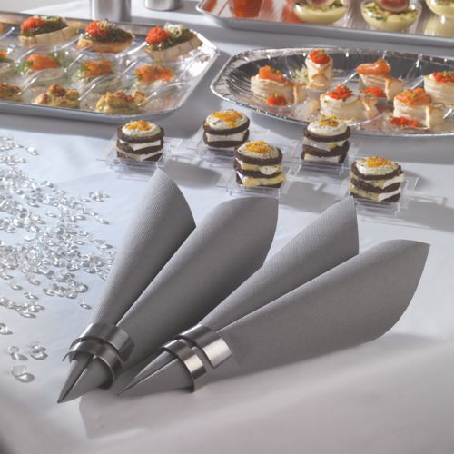 20 Servietten "ROYAL Collection" 1/4-Falz 40 cm x 40 cm grau 12000 Servietten "ROYAL Collection" 1/4-Falz 40 cm x 40 cm grau