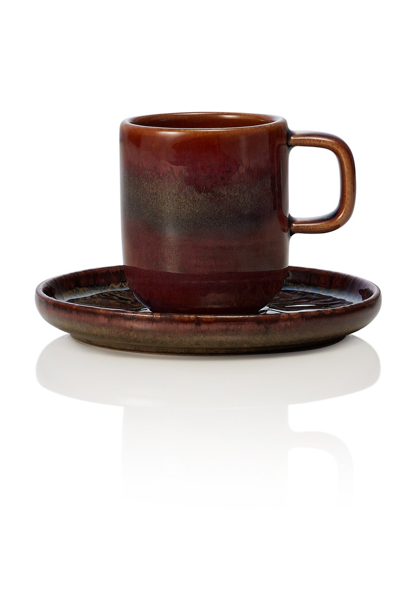 Ober- und Untertasse 0,1 L, (H) 6,5 cm