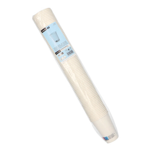 24000 Automatenbecher, Pappe "To Go" 0,18 l Ø 7 cm · 9,2 cm weiss