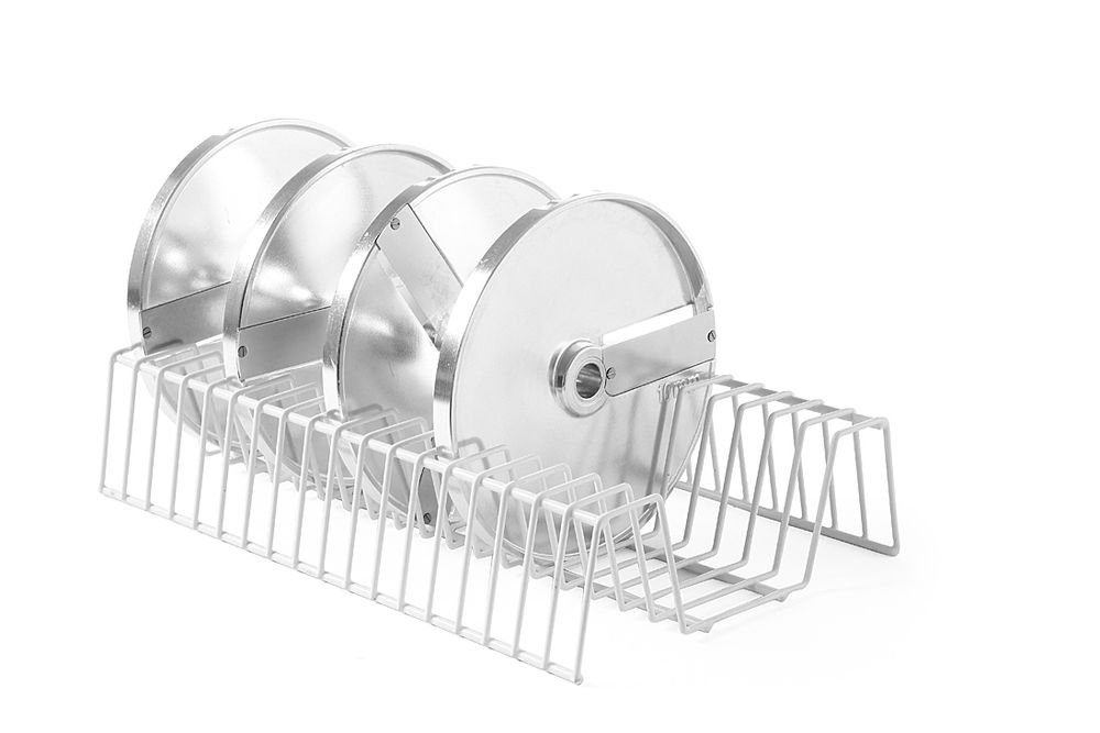 Gestell für 18 Gemüseschneidscheiben, HENDI, 400x250x(H)90mm Gestell für 18 Gemüseschneidscheiben, HENDI, 400x250x(H)90mm