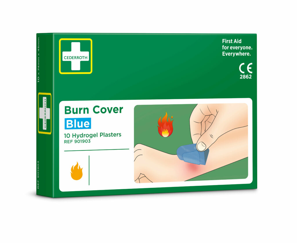 Cederroth Burn Cover, Hydrogelplaster 74 mm x 45 mm