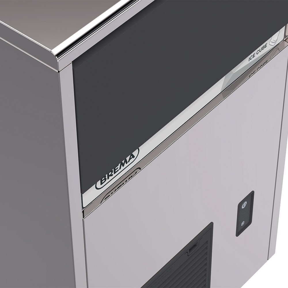 BREMA Eiswürfelbereiter luftgekühlt, 48kg/24h, Abmessung 500 x 580 x 910 mm (BxTxH) BREMA Eiswürfelbereiter wassergekühlt, 48kg/24h, Abmessung 500 x 580 x 910 mm (BxTxH)