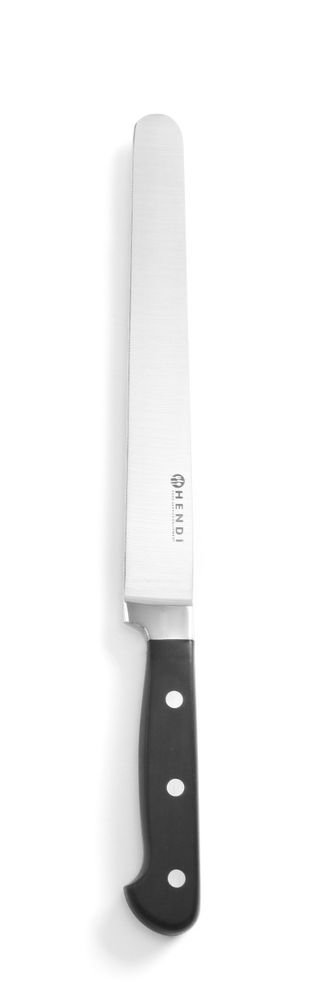 Schinken-/ Lachsmesser, HENDI, Kitchen Line, Schwarz, (L)350mm