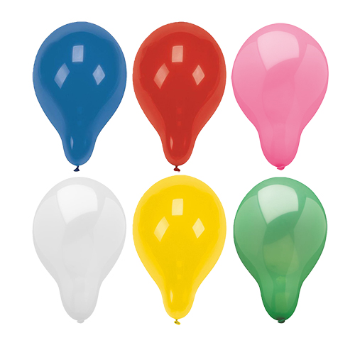 42000 Luftballons rund Ø 28 cm farbig sortiert