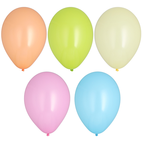 33600 Luftballons Ø 25 cm farbig sortiert "Pastel"