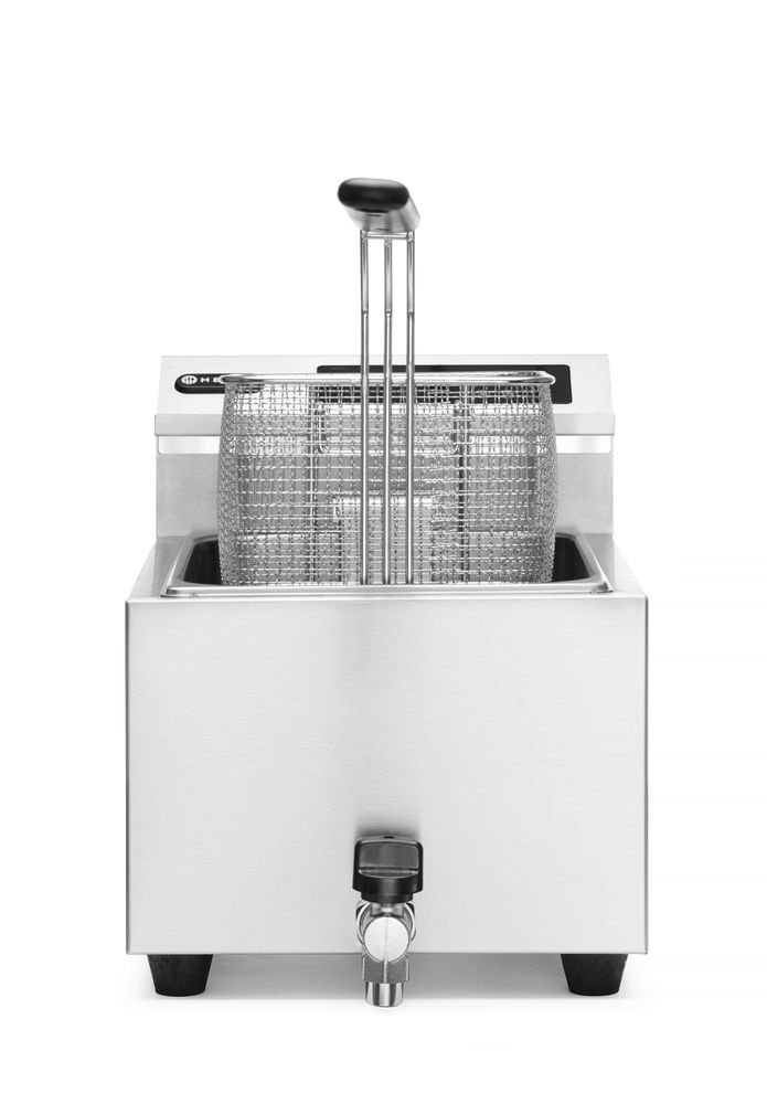 Friteuse Profi Line digital - mit Ablasshahn - 8 l, HENDI, Profi Line, 8L, 230V/3500W, 305x515x(H)345mm