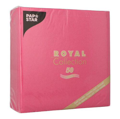 250 Servietten "ROYAL Collection" 1/4-Falz 40 cm x 40 cm fuchsia 12500 Servietten "ROYAL Collection" 1/4-Falz 40 cm x 40 cm fuchsia