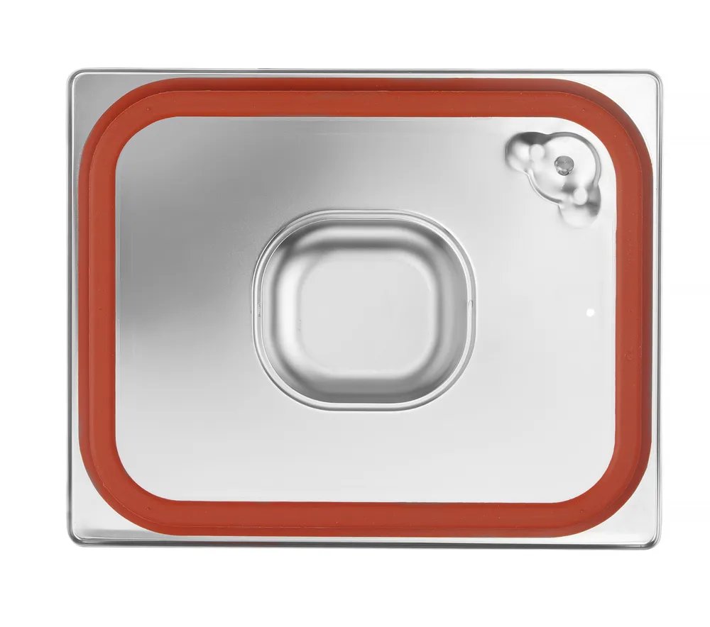 Gastronorm-Deckel mit Silikonrand, Profi Line, GN 1/2, 265x325mm Gastronorm-Deckel mit Silikonrand, Profi Line, GN 1/2, 265x325mm