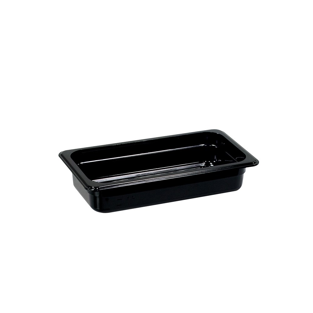 Gastronormbehälter, Serie STANDARD, Polycarbonat, schwarz, GN 1/3 (65 mm) Gastronormbehälter, Serie STANDARD, Polycarbonat, schwarz, GN 1/3 (65 mm)