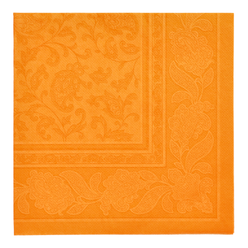 160 Servietten "ROYAL Collection" 1/4-Falz 40 cm x 40 cm orange "Ornaments" 12000 Servietten "ROYAL Collection" 1/4-Falz 40 cm x 40 cm orange "Ornaments"