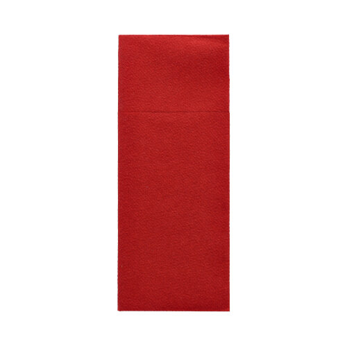12000 Bestecktaschen, Airlaid 40 cm x 33 cm bordeaux mit Besteckfalz