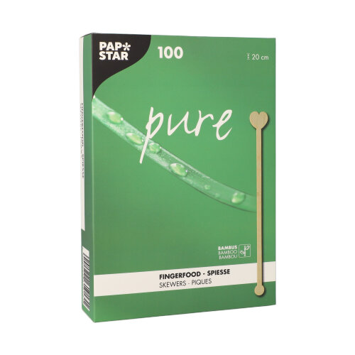 40000 Getränke-Quirle, Bambus "pure" 20 cm "Heart"