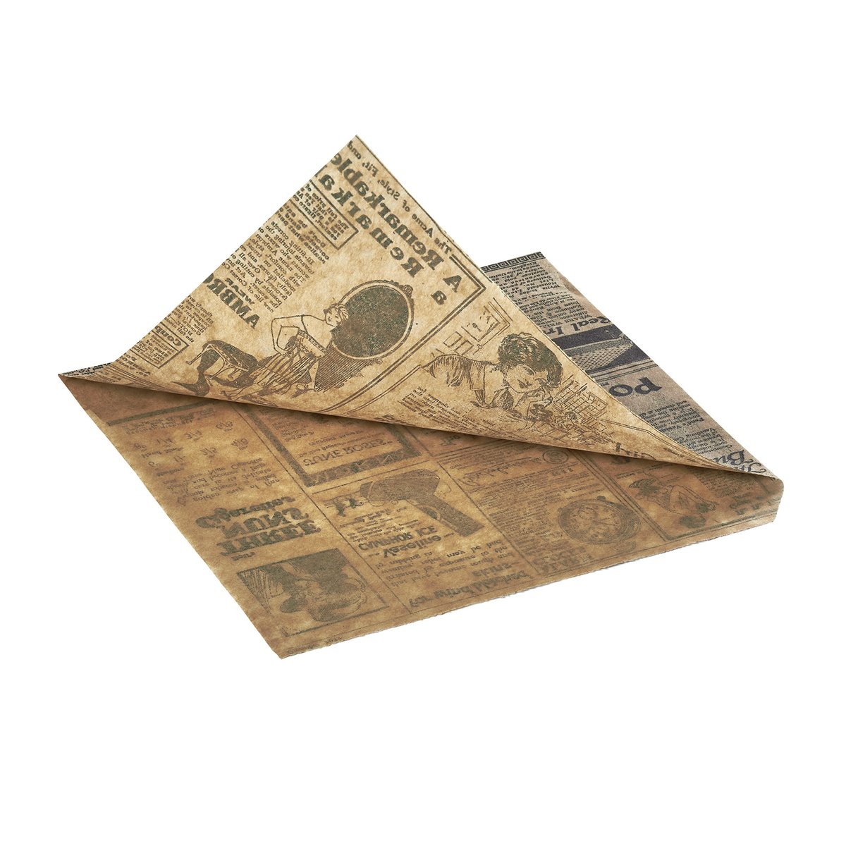 Takeawaytüte Times Brown Set WRAP & GO, 13 x 14 cm, Set á 1000 Stück, 2-seitig geöffnet, Fettpapier Takeawaytüte Times Brown Set WRAP & GO, 13 x 14 cm, Set á 1000 Stück, 2-seitig geöffnet, Fettpapier