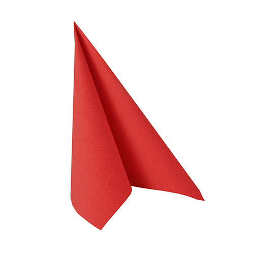 29400 Servietten "ROYAL Collection" 1/4-Falz 25 cm x 25 cm rot