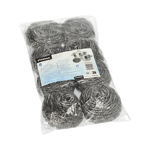 112 Spiraltopfreiniger, Edelstahl Ø 7,5 cm · 6 cm , kratzend 2688 Spiraltopfreiniger, Edelstahl Ø 7,5 cm · 6 cm , kratzend