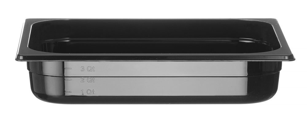 Gastronorm-Behälter 1/2, HENDI, Profi Line, GN 1/2, 4L, Schwarz, 325x265x(H)65mm