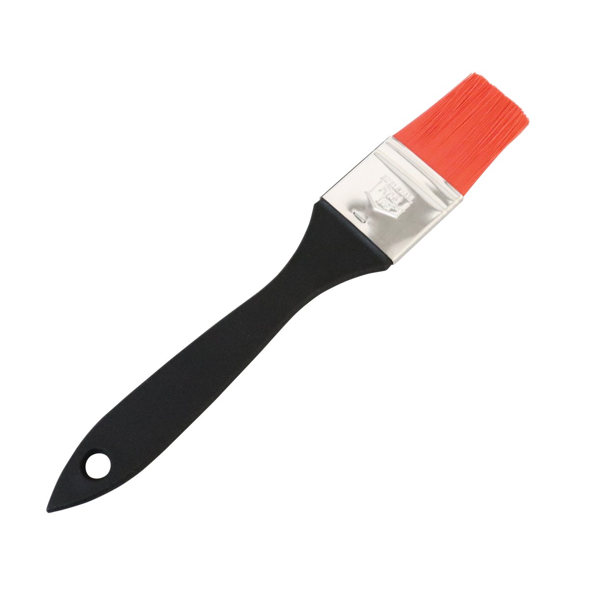 Bäckerpinsel, 35 mm, rote Nylonb., Kunststoffstiel