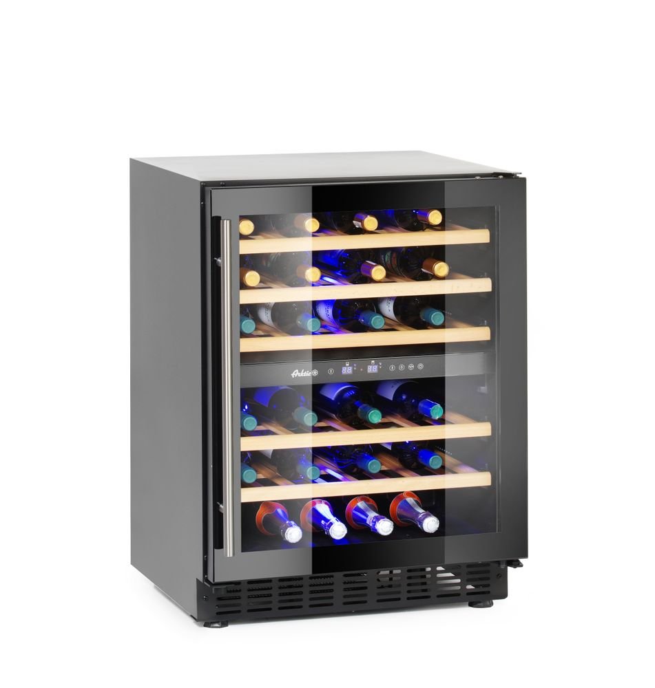 Weinkühlschrank, 2 Zonen, 46 Flaschen, Arktic, 133L, 220-240V/90W, 595x646x(H)830mm