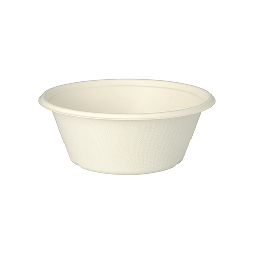 4000 Schalen, Zuckerrohr "pure" 750 ml Ø 17 cm · 6,5 cm weiss
