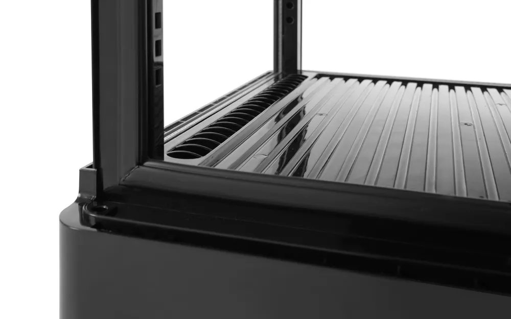 Aufsatz-Kühlvitrine 68 Liter, Arktic, Schwarz, 230V/170W, 444x397x(H)875mm Aufsatz-Kühlvitrine 68 Liter, Arktic, Schwarz, 230V/170W, 444x397x(H)875mm