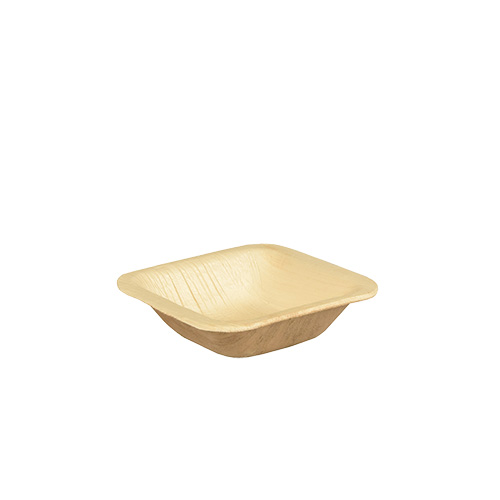 16500 Schalen, Palmblatt "pure" eckig 40 ml 8 cm x 8 cm x 2 cm